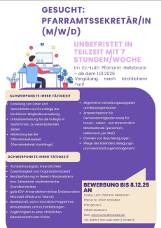 Stellenausschreibung 