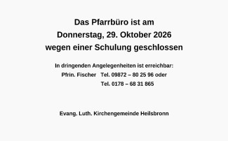 Öffnungszeiten 