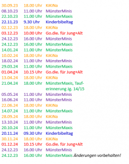 Angebote für Kinder23/24